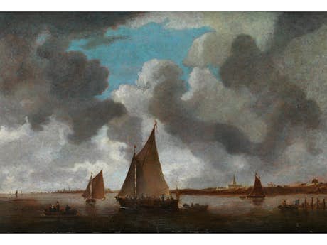 Niederländischer Maler des 19. Jahrhunderts im Stile von Jan van Goyen